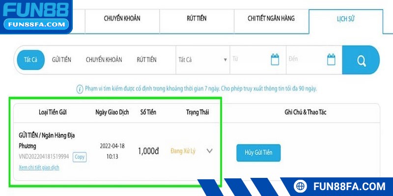 Tùy thuộc vào từng hình thức thanh toán sẽ có phát sinh phí